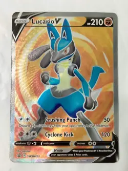 Pokemon TCG Lucario V and VSTAR SWSH213 And SWSH214 - NM - Image 2