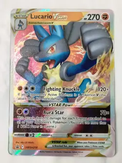 Pokemon TCG Lucario V and VSTAR SWSH213 And SWSH214 - NM - Image 5
