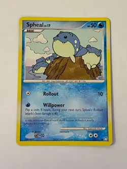 Spheal 102/123 Pokemon Mysterious Treasures Non Holo NM/MINT 2007 box-4 - Image 1