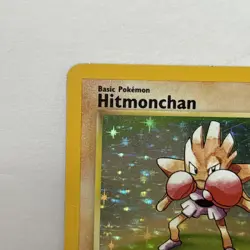 Hitmonchan #7 7/102 Base Set Unlimited WOTC Vintage 1999 Holo Rare Pokemon Card - Image 2