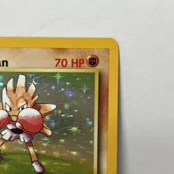 Hitmonchan #7 7/102 Base Set Unlimited WOTC Vintage 1999 Holo Rare Pokemon Card - Image 3