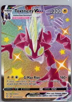 Toxtricity VMAX SV113/SV122 Shining Fates: Shiny Vault - Pokemon Card - NM - Image 1