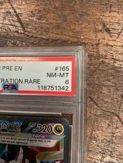 Pokemon 2025 Pre-Prismatic Evolutions #165 Dragapult EX PSA 8 Special Rare Card - Image 4