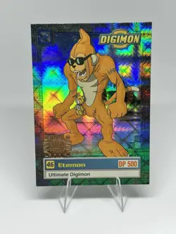 DIGIMON Exclusive ETEMON 46 Ultimate UPPER DECK 1999 Foil Holo Trading Card - Image 1