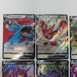 Pokemon TCG Bundle Lot 11 Ultra Rare V Cards Darkness Ablaze - Image 2