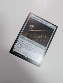 MTG - Bloodforged Battle-Axe - Fallout (PIP) NM/M Condition - Image 2