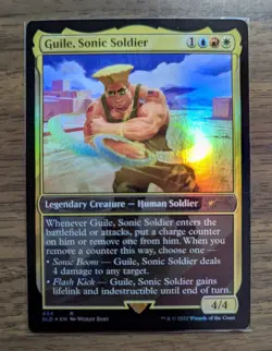 MTG Guile, Sonic Soldier Foil from Secret Lair Drop NM - Image 1