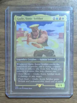 MTG Guile, Sonic Soldier Foil from Secret Lair Drop NM - Image 2