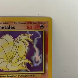 Pokemon TCG 1995 Ninetales Base Set Holo Rare 12/102 LP Condition - Image 3