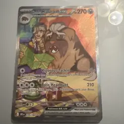Pokemon TCG Arven's Mabosstiff EX #235/182 Sv10: Destined Rivals SAR - Image 1