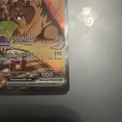 Pokemon TCG Arven's Mabosstiff EX #235/182 Sv10: Destined Rivals SAR - Image 4