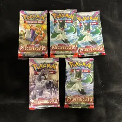Pokemon Paldea Evolved Five Packs - Image 1
