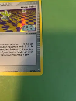 2006 Pokemon EX Crystal Guardians Warp Point Reverse Holo 84/100 - Image 2