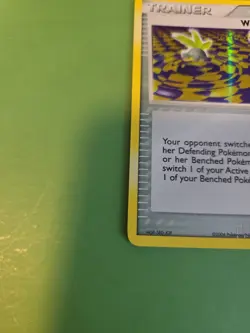 2006 Pokemon EX Crystal Guardians Warp Point Reverse Holo 84/100 - Image 3