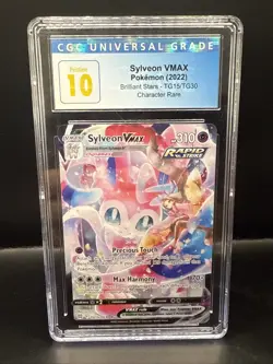Pokemon Brilliant Stars Sylveon VMAX TG15/TG30 CGC 10 Pristine - Image 2