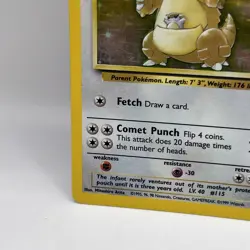 Pokemon TCG Kangaskhan Jungle 5/64 Holo Unlimited Holo Rare MP Condition #2 - Image 4
