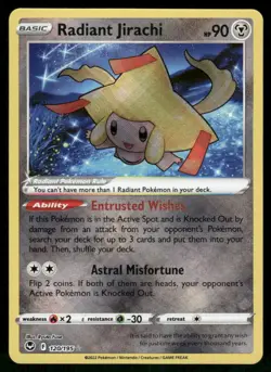 Radiant Jirachi 120/195 Radiant Rare Holo Pokemon NM - Image 1