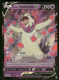 Hisuian Typhlosion V 053/189 Ultra Rare Holo NM Pokemon SWSH10: Astral Radiance - Image 1