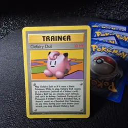 Pokemon TCG Clefairy Doll Base Set Trainer 70/102 Unlimited Rare - Image 1