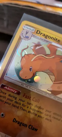 Pokemon TCG Dragonite - 119/181 Cosmos Holo Black Star Promo HD SWIRL NM/M - Image 3