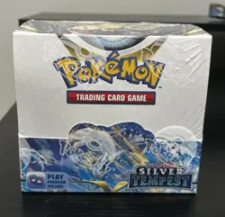 SEALED Pokemon TCG Sword & Shield Silver Tempest Booster Box 36 Packs - Image 1