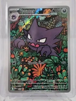Pokemon TCG: Mega Evolution Promo Haunter 027 Holo Illustration Rare - Image 2