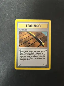 Old Rod 64/64 Common Neo Revelations WOTC Pokemon TCG D4 - Image 1