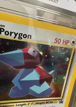 ?? SWIRL ?? CGC 8.5 COOL PORYGON 15 BLACK STAR PROMOS POKEMON STADIUM N64 ?? - Image 4