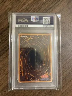 YUGIOH! PSA 7 1999 Premium Pack Goddess of Whim - Image 2