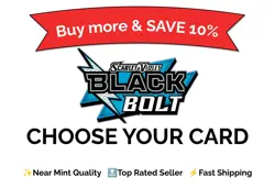 Pokemon TCG Black Bolt - Choose Your Card Singles | NM Bulk Discount - Image 1