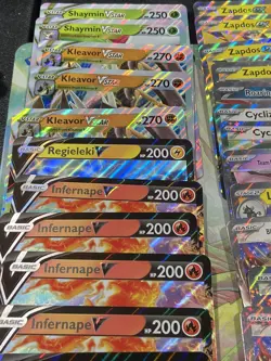 Lot Of 46 jumbo Pokemon cards NM Mewtwo Pikachu Charizard Rapidash And More - Image 3