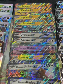 Lot Of 46 jumbo Pokemon cards NM Mewtwo Pikachu Charizard Rapidash And More - Image 4