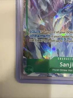 One Piece CCG Sanji Alt Card Op13-027 NM Pack Fresh! - Image 5