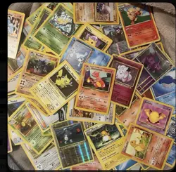 **Vintage Pokemon Card Lot - Original Cards from the 1990s & 2000s - Holo, Rare. - Image 1