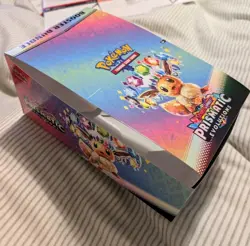 Prismatic Evolutions Booster Bundle Box (EMPTY NO CARDS,SLIGHTLY DAMAGED SEE PIC - Image 1