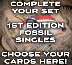 1st Edition Pokemon Fossil WoTC Vintage - Free shipping after first card! - Image 1