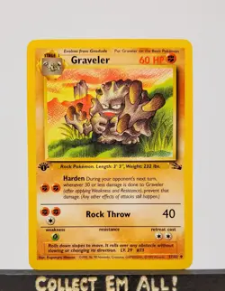 1st Edition Pokemon Fossil WoTC Vintage - Free shipping after first card! - Image 5