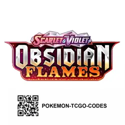 8x Pokemon TCG Online Code Cards - 8 Obsidian Flames Pack Codes: Fast E-Delivery - Image 1