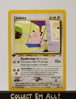 1st Edition Pokemon Neo Genesis Vintage - Free shipping after first card! - Image 2