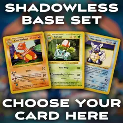 Pokemon Shadowless Base Set - Vintage WoTC - Free shipping after first card! - Image 1