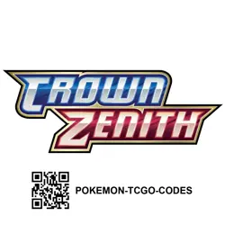 6x Pokemon TCG Online Code Cards - 6 Crown Zenith Pack Codes : Fast E-Delivery - Image 1