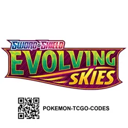 8x Pokemon TCG Online Code Cards - 8 Evolving Skies Pack Codes : Fast E-Delivery - Image 1