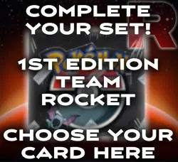 1st Edition Pokemon Team Rocket WoTC Vintage - Free shipping after first card! - Image 1