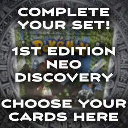 1st Edition Pokemon Neo Discovery Vintage - Free shipping after first card! - Image 1