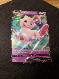 Mew V 069/189 Darkness Ablaze - NM Ultra Rare Full Art Pokemon Card - Image 1