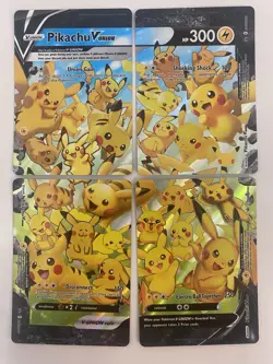 Pikachu V-Union - SWSH139-142 - Pokemon TCG: Celebrations Promo 4 Card Set - Image 1