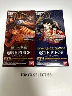 One Piece Card Game OP-02 OP-01 Booster Box Set Summit Battle Romance Dawn - Image 1