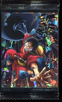 Monkey D Luffy No.5-01 SR One Piece Wafer Bandai Japanese Card - Image 1