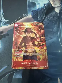Monkey D Luffy Treasure Booster Set ST10-006 One Piece Promotion Card Foil - Image 1