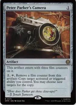 Peter Parker's Camera R Marvel's Spider-Man 171 NM Normal MTG - Image 1